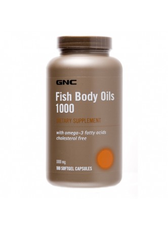 GNC Fish Body Oils (1000 mg) 180 cap